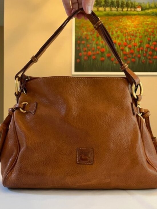 Dooney & Bourke Handbags - DOONEY & BOURKE | Florentine Tassel Leather Hobo Shoulder Bag
